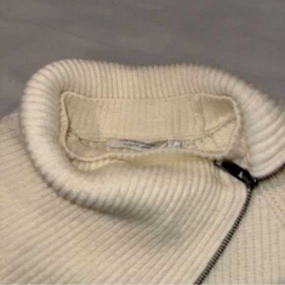 Simons Sweater Contemporaine Exclusive Wool Blend Chunky Ribbed Oversized Size L - Picture 6 of 14